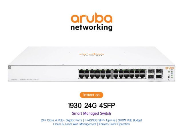 Aruba Instant On 1930 24G 4SFP/SFP+ 370W Switch