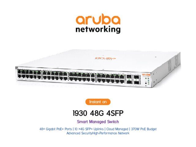 Aruba Instant On 1930 48G 4SFP+ 370W Switch