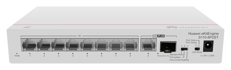 Huawei eKitEngine S110-8P2ST PoE Switch